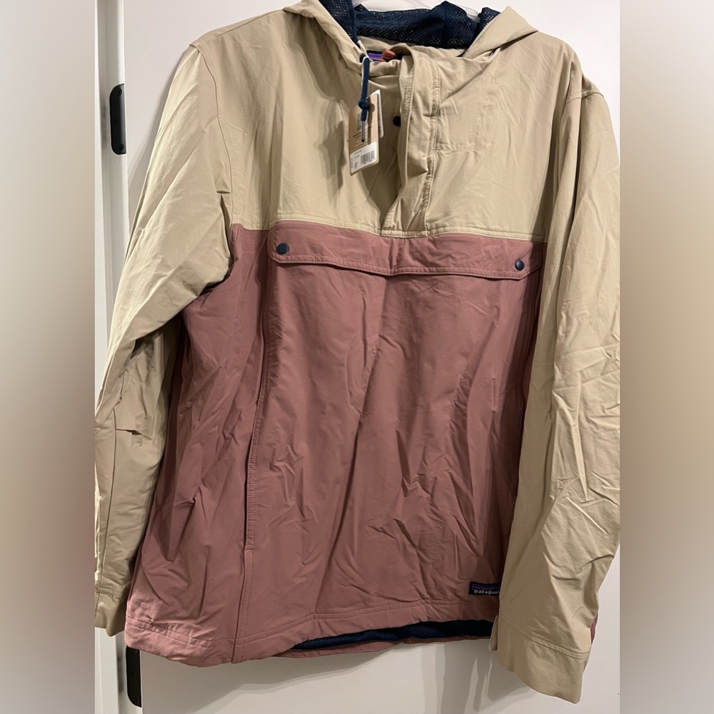 Patagonia Men's Two-Tone Jacket - Beige and Pink